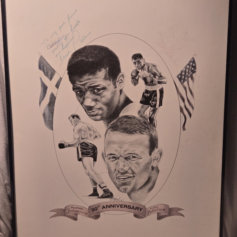 Boxing Legends 30th Anniversary 1959 Heavyweight Title Fight Art Print